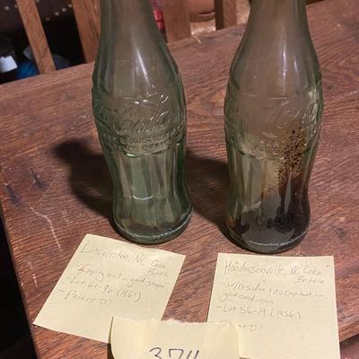 VINTAGE COCA-COLA HOBBLE-SKIRT BOTTLES: Lincolnton, NC and Hendersonville, NC | Lot Four