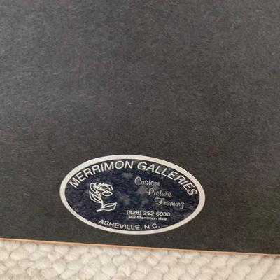 Judy Dean Blue Bunny Framed Print (UB1-HS)