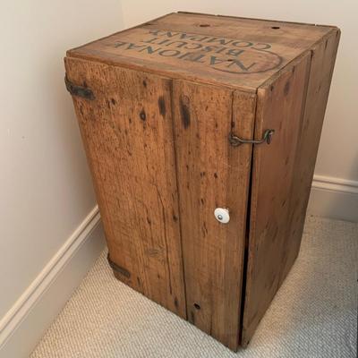 National Biscuit Co. Unique Wood Crate Cabinet (UB2-HS)