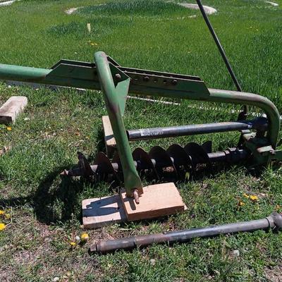 John Deere Post hole digger with 8" Auger