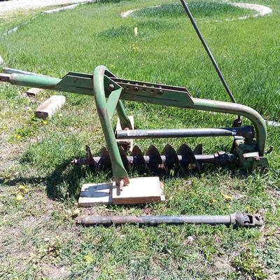John Deere Post hole digger with 8" Auger