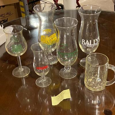 Lot of Assorted Souvenir Glasses