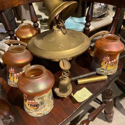 Vintage Brass Chandelier