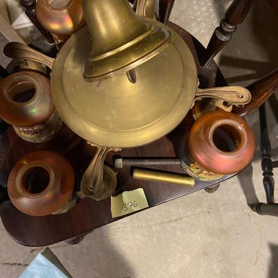 Vintage Brass Chandelier