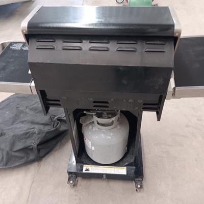 Nice small Propane Kitchen Aid Barbeque Grill with propane tank, Cover and rotisserie