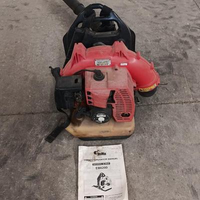 RedMax Backpack Blower EB6200 with instruction manual