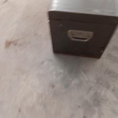 Vintage Wards Powr Kraft 6 drawer tool steel chest with key!