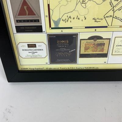 265 Napa Valley Expedition Framed Map