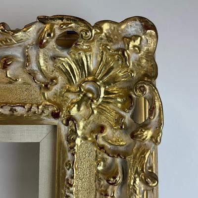 267 Large Gold Gilt Rococo Style Wood Frame
