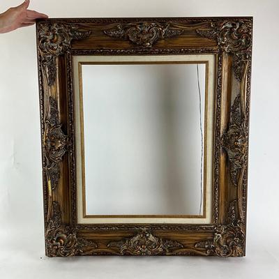 268 Large Bronze Patina Colored Frame