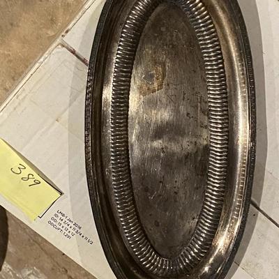 Lot of Three Vintage Silver-Plated Dishes