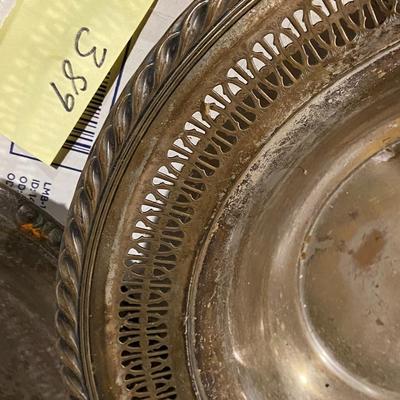 Lot of Three Vintage Silver-Plated Dishes