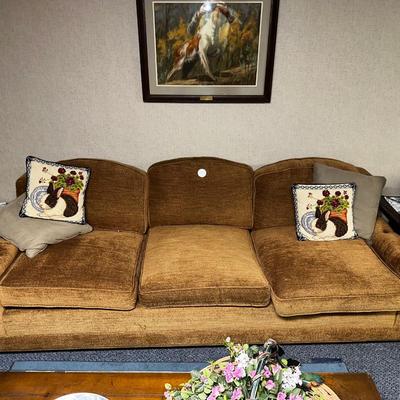 Brown Comfy Couch,