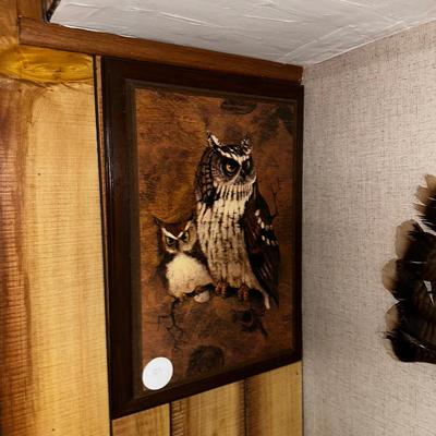 Vintage Owl Wall Decor
