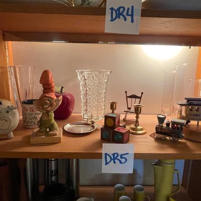 DR5-Misc Decor/Glassware Lot