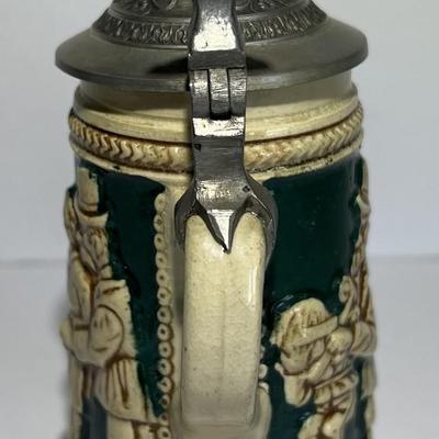 Vintage German Comical Beer Stein w/Unmarked Base 5-1/4" Tall in VG Preowned Condition.
