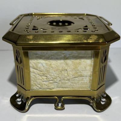 Vintage Tea Pot Warmer/Heater 3.75" x 5" Wide in VG Preowned Condition as Pic'd.