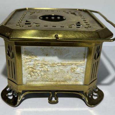 Vintage Tea Pot Warmer/Heater 3.75" x 5" Wide in VG Preowned Condition as Pic'd.