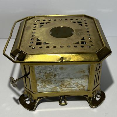Vintage Tea Pot Warmer/Heater 3.75" x 5" Wide in VG Preowned Condition as Pic'd.