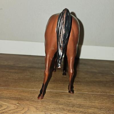 VINTAGE MARX JOHNNY WEST ARTICULATED BROWN HORSE MOVEABLE HEAD-NECK SELLS FOR OVER $70
