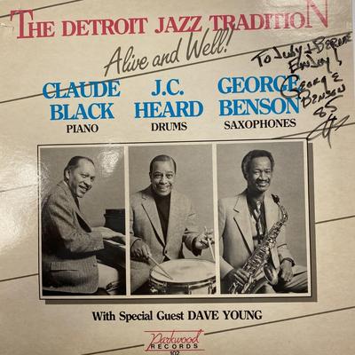 The Detroit Jazz Tradition George Benson signed album