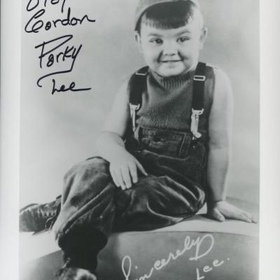 Our Gang signed Gordon 