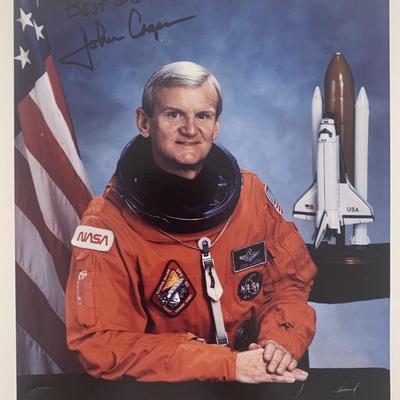 Astronaut John Casper signed photo