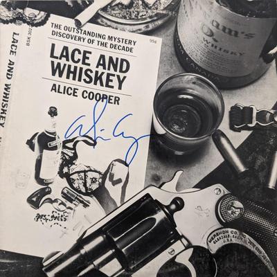 Alice Cooper Signed Lace and Whiskey Album