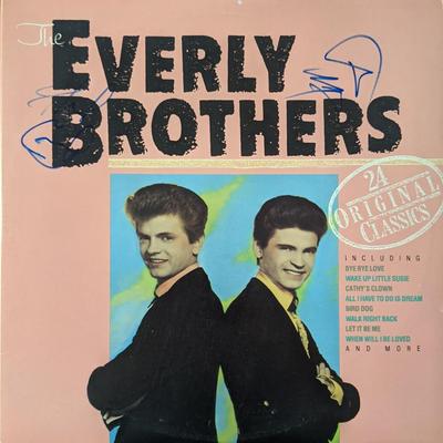 The Everly Brothers 24 Original Classics Signed Album. GFA Authenticated