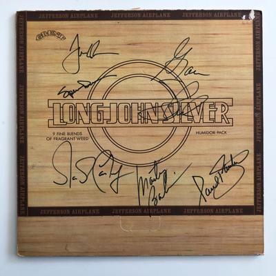 Jefferson Airplane Long John Silver signed album. GFA Authenticated