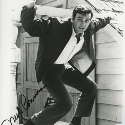 Mike Connors signed photo. GFA Authenticated