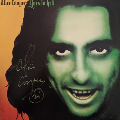Alice Cooper Goes To Hell Signed Album