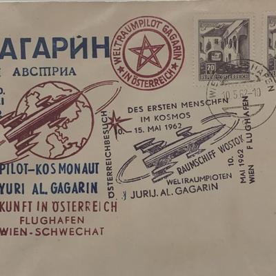 Cosmonaut Yuri Gagarin Rocket Mail Cover