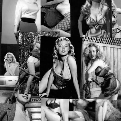 Jayne Mansfield reprint photo collage
