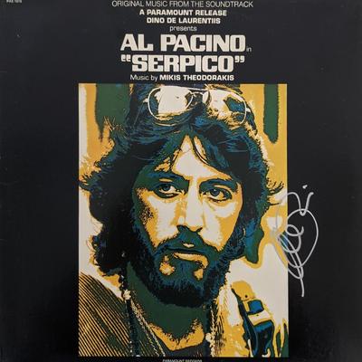Al Pacino Signed Serpico Soundtrack Album
