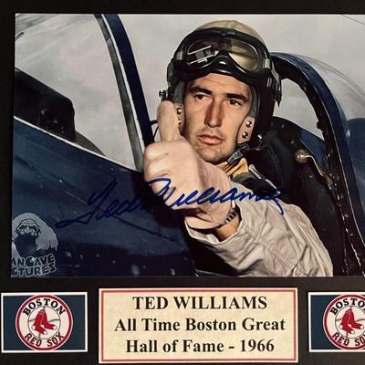 Boston Red Sox Ted Williams signed photo