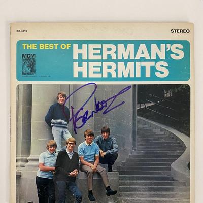 The Best of Herman's Hermits Peter Noone signed album