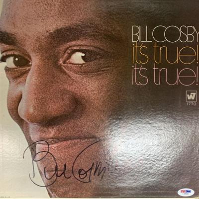 Bill Cosby It's True It's True signed album