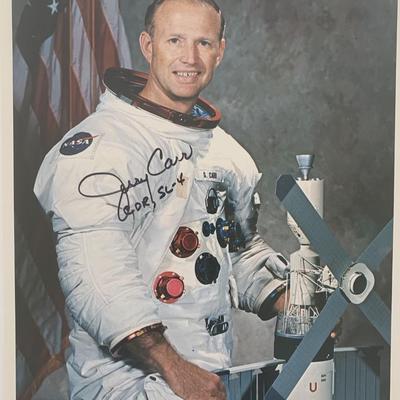 Skylab Astronaut Jerry Carr signed photo. GFA Authenticated