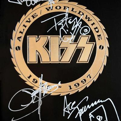 Kiss band signed Tour Book