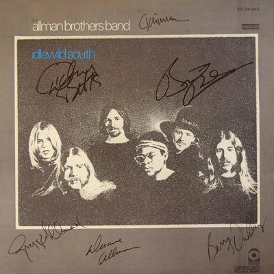 The Allman Brothers Band signed Idlewild South album