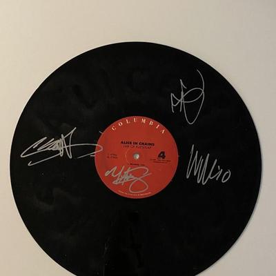 Alice in Chains Jar of Flies signed record
