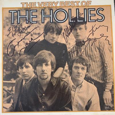 The Hollies signed album. GFA Authenticated