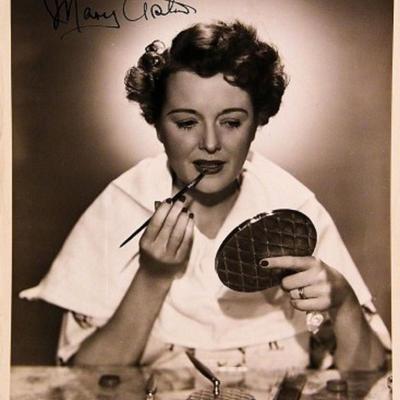 Mary Astor signed promo photo 
