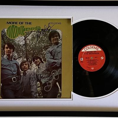 The Monkees More of the Monkees signed album 