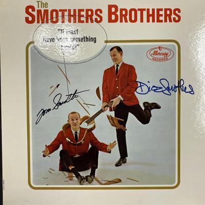 The Smothers Brothers It Must Have Been Something I Said signed album