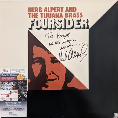 Herb Alpert And The Tijuana Brass Foursider Signed Album - JSA Authenticated