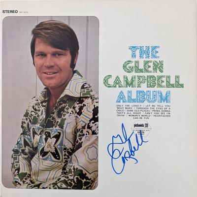Glen Campbell Signed Album