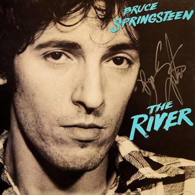 Bruce Springsteen signed The River album