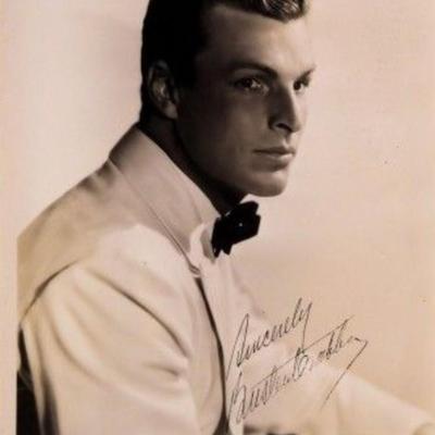 Buster Crabbe signed portrait photo 